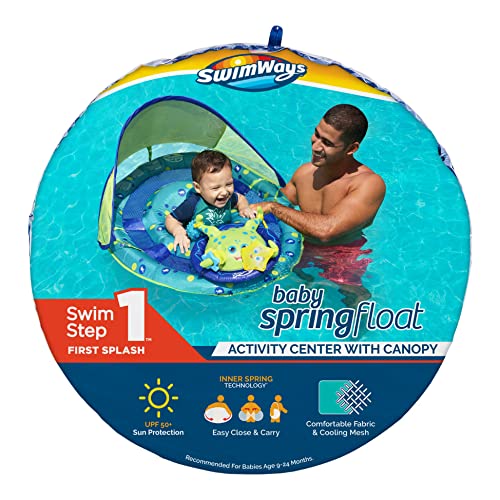Shop SwimWays Baby Spring Float with Sun Canopy at GoodBuy Gear