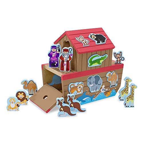 used Melissa & Doug Noah’s Ark Wooden Shape Sorter