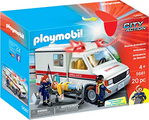 Playmobil Rescue Ambulance Vehicle Playset