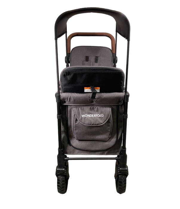 Wonderfold W2 Luxe Multifunctional Double Stroller Wagon, 2023, Charcoal Gray