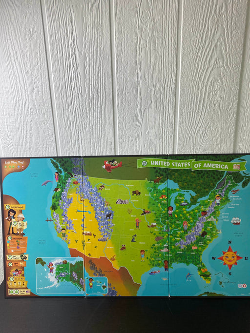 used Leap Frog LeapReader Interactive Map