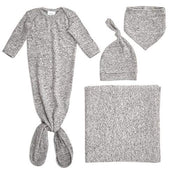 Shop Aden + Anais Snuggle Knit Newborn Gift Set, Heather Grey, Small (0-3 months) at GoodBuy Gear