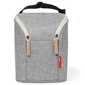 Shop Skip Hop Grab And Go Double Bottle Bag, Grey Melange at GoodBuy Gear