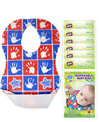 Shop Mighty Clean Baby Disposable Baby Bibs, 6 Pack at GoodBuy Gear