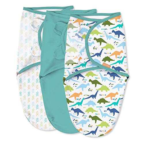 SwaddleMe Original Swaddle Wrap 3pk, Jungle Drops S/M 03 months