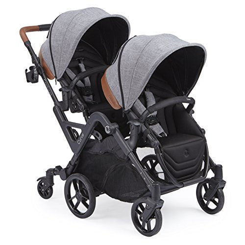 used Contours Curve Double Stroller, 2018, Graphite