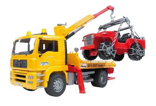 used Bruder Tow Truck
