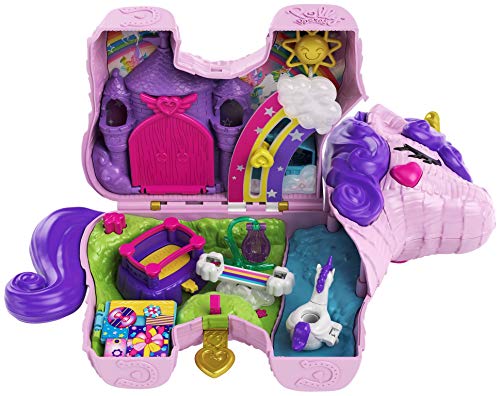 used Polly Pocket Unicorn Party Playset