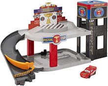 used Disney Cars Piston Cup Racing Garage