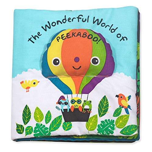 used Melissa & Doug Soft Activity Book- The Wonderful World Of Peekaboo