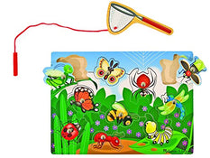 used Melissa & Doug Bug Catching Magnetic Puzzle Game