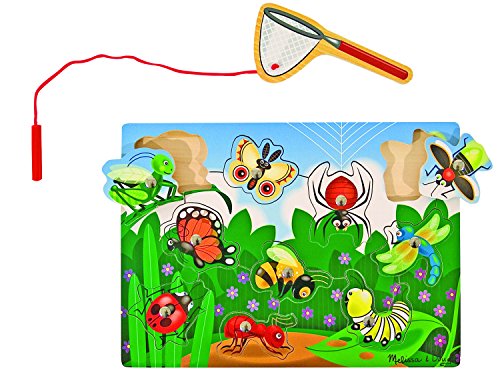 used Melissa & Doug Bug Catching Magnetic Puzzle Game