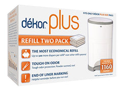 used Diaper Dekor Plus Refills, Four Pack