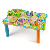 used Melissa & Doug First Play Children’s Jungle Wooden Activity Table