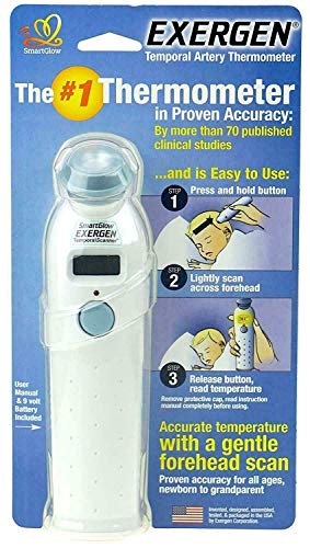 used Exergen Temporal Scan Forehead Artery Thermometer