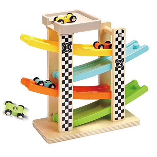 used Top Bright Wooden Car Ramp Race Track