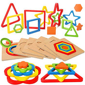 used Aug Toys Wooden Shape Puzzle