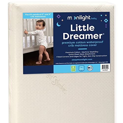 used Moonlight Baby Little Dreamer Breathe-Thru Crib Mattress Cover