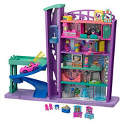 used Polly Pocket Pollyville Mega Mall Playset