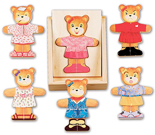 used Melissa & Doug Wooden Bear Dress-Up