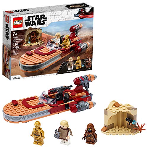 used LEGO A New Hope Luke Skywalker's Landspeeder Building Kit