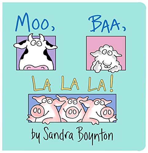 Shop Sandra Boynton Moo, Baa, La La La Book at GoodBuy Gear