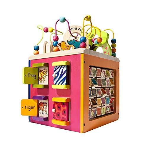 B. Toys Zany Zoo Wooden Activity Cube