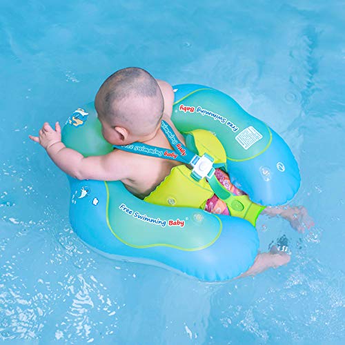 used Free Swimming Baby Inflatable Swimming Baby Float, Large, Blue