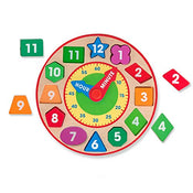 used Melissa & Doug Shape Sorting Clock