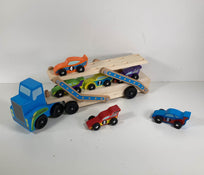 used Melissa & Doug Mega Race-Car Carrier