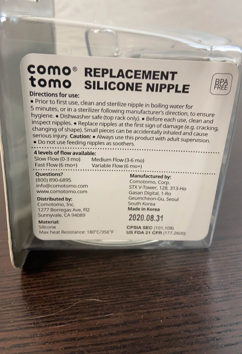Shop Comotomo Replacement Fast Flow Nipples at GoodBuy Gear