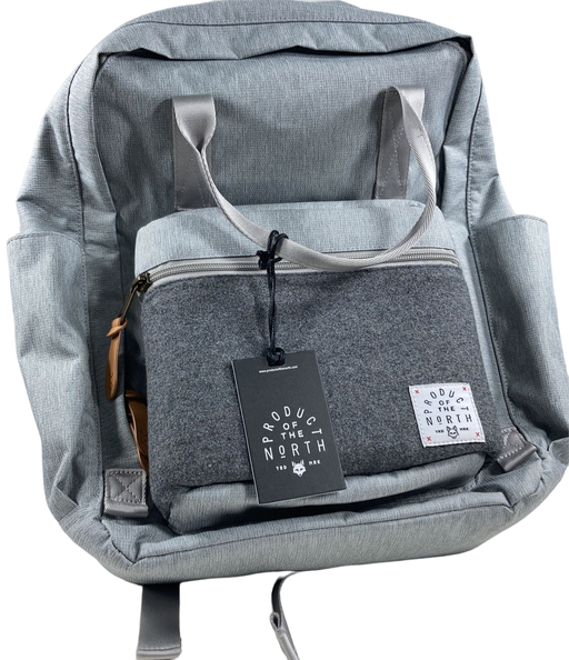 used Product Of The North Elkin Diaper Backpack, Grey