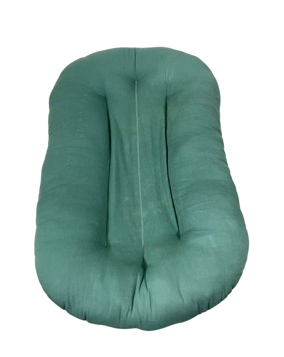 used Snuggle Me Organic Sensory Infant Lounger, Moss