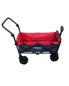 secondhand Wonderfold S2 Push and Pull Folding Wagon, Navy/Red, S Series