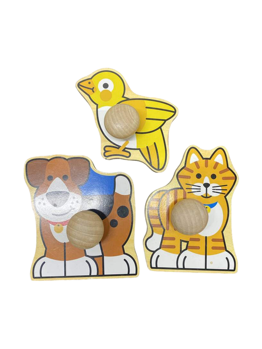 secondhand Melissa & Doug Jumbo Knob Puzzle