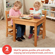 secondhand Melissa & Doug Wooden Table & Chairs