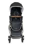 secondhand Mockingbird Single to Double Stroller, 2022, Silver with Penny Leather, Watercolor Drops, Black