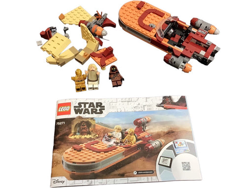 used LEGO A New Hope Luke Skywalker's Landspeeder Building Kit