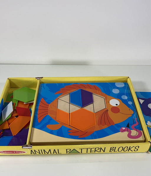 secondhand Melissa & Doug Animal Pattern Blocks