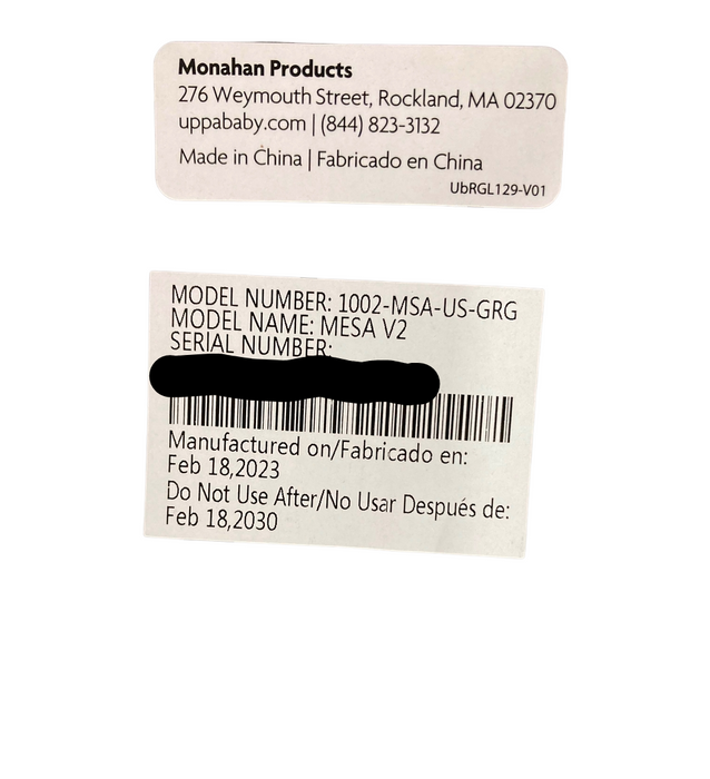 Shop UPPAbaby MESA V2 Infant Car Seat, 2023, Gregory (Blue Melange Merino Wool) at GoodBuy Gear