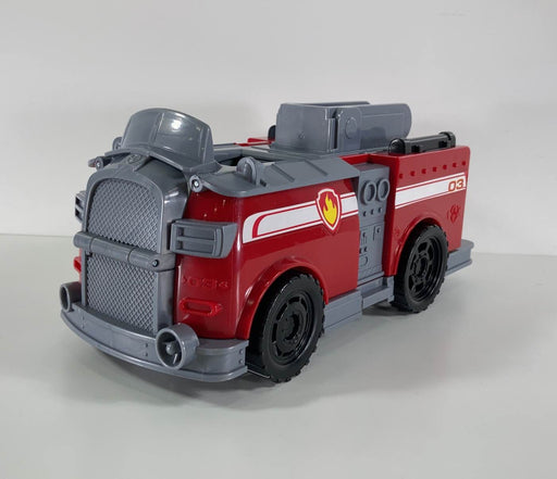 secondhand PAW Patrol Marshall Ride n Rescue Transforming 2-in-1 Playset and Fire Truck