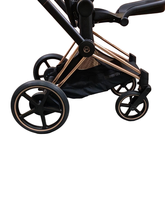 Cybex E-PRIAM Stroller Frame Only, 2023, Rosegold