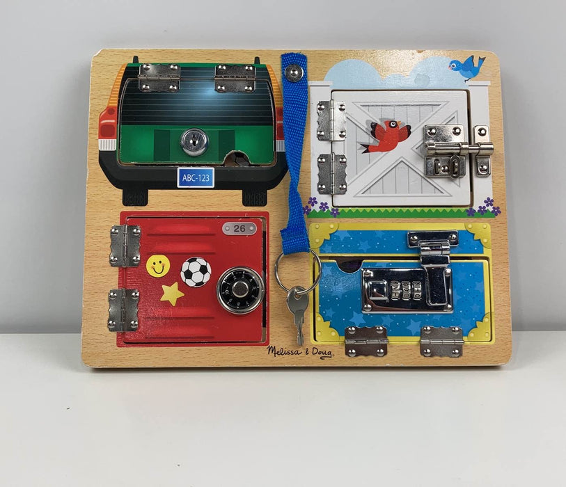 Shop Melissa & Doug Lock & Key Board at GoodBuy Gear