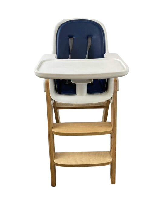 secondhand OXO Tot Sprout High Chair, Navy/Birch