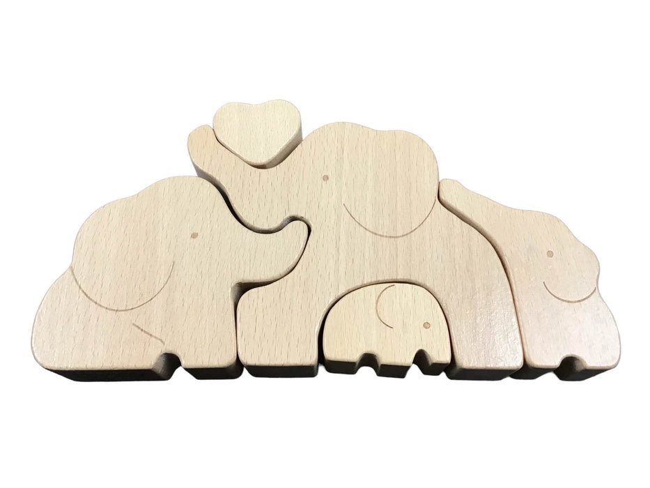 used Pottery Barn Kids Wooden Elephant Decorative Puzzle