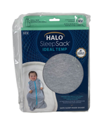 used Halo Ideal Temp Swaddle, Grey/Aqua