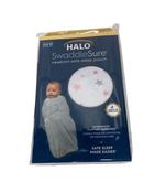 used Halo SwaddleSure Sleep Sack, Newborn, Winkle Pink