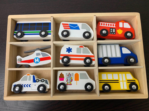 secondhand BUNDLE Melissa & Doug Wooden Vehicles