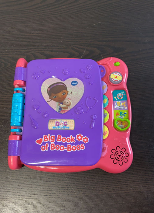 used VTech Disney Doc Mcstuffins Discover And Learn Big Book Of Boo Boos