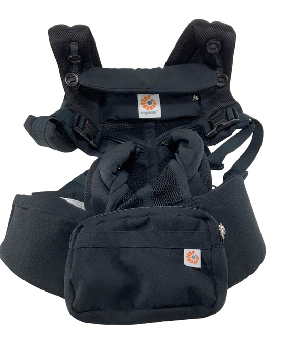 used Ergobaby Omni 360 Cool Air Mesh Baby Carrier, Onyx Black